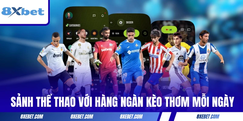 Sảnh cá cược thể thao với hàng ngàn kèo thơm mỗi ngày