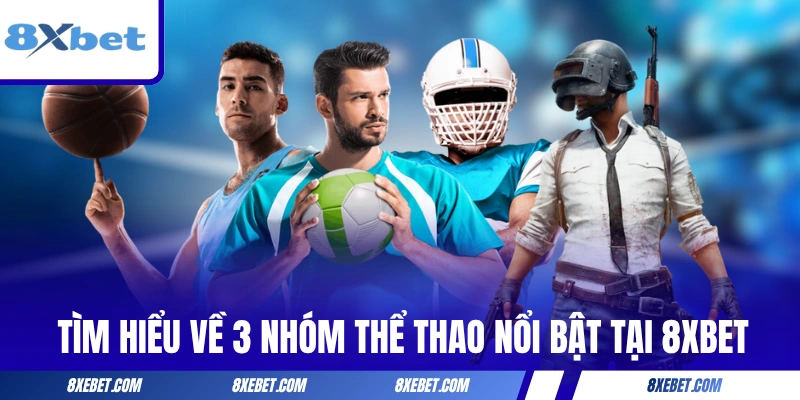 Tìm hiểu về 3 nhóm thể thao nổi bật tại 8XBET
