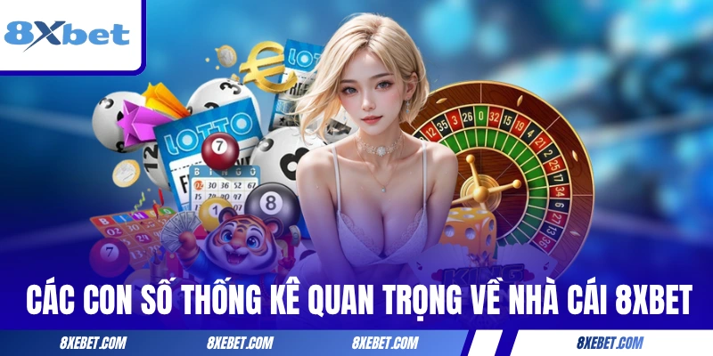 Một số con số thống kê quan trọng về nhà cái 8XBET