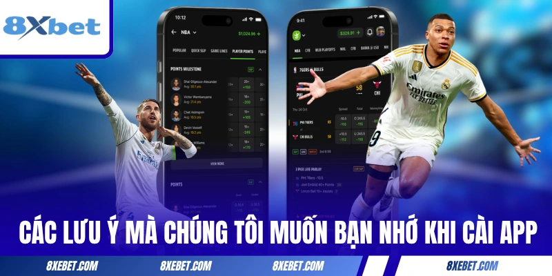 Các lưu ý mà chúng tôi muốn bạn nhớ khi cài ứng dụng